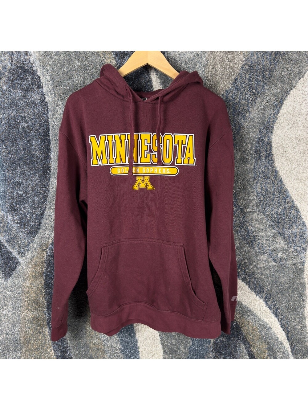 Russell Athletic Minnesota Gophers Hoodie Mens L Maroon NCAA